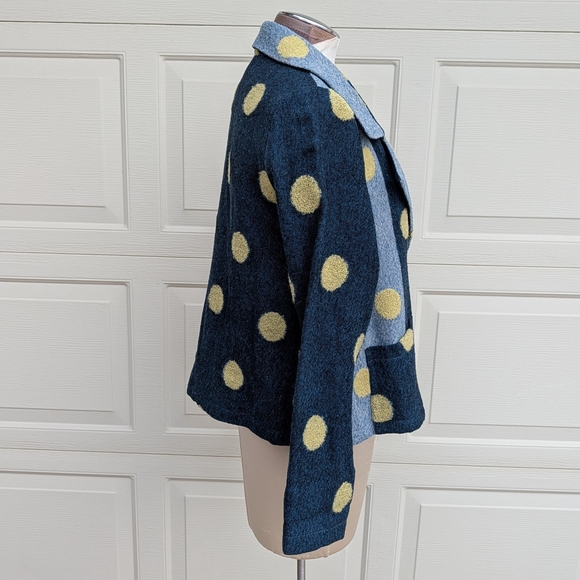 unique BABETTE polka dot wool jacket S - Picture 4 of 12